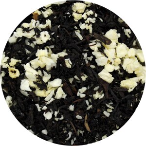 1 Unze. Ananas-Kokosnuss Gourmet schwarzer lose Tee
