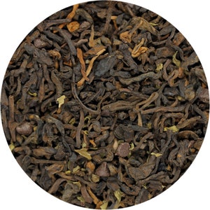 3 oz. Chocolade Munt Fusion Gourmet Pu&#39;erh Losse Thee