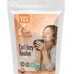 Earl Grey (Rooibos) Rooibos Tea Pyramid 15 Sachets