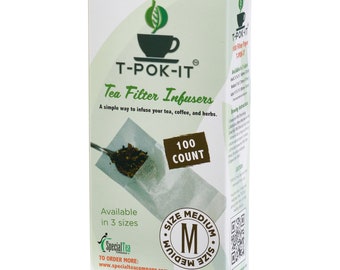 Empty Tea Bags for Loose Leaf Tea and Herbs 3" x 6" (2000 count)