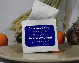 100 Blank Tea Bag Envelopes: Party Favor, Baby Shower (2.87 x 3.3 in)