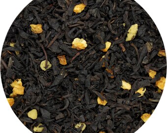 Tè nero sfuso al gusto di arancia, cioccolato bianco e vaniglia, 454 g (16 oz).