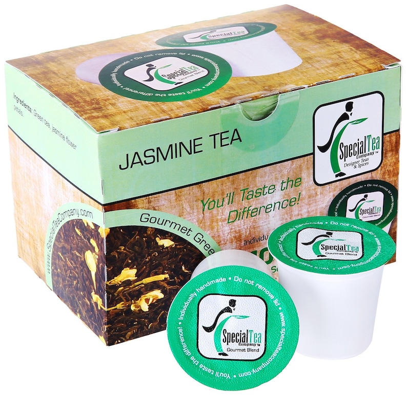 Jasmine Tea Single Serve Green Tea Pod pack of 10 Etsy