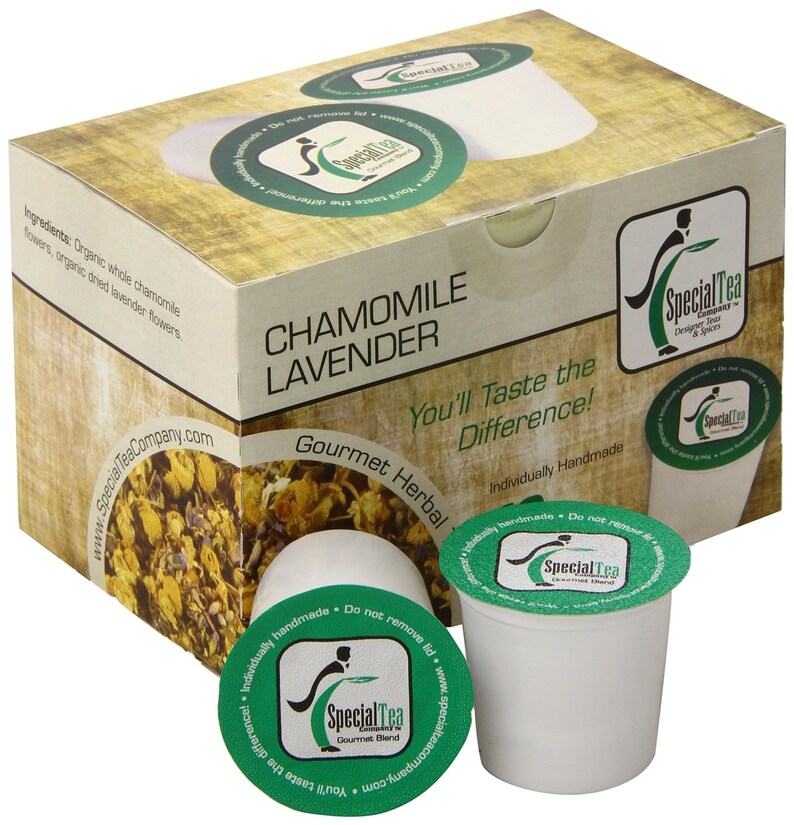 Chamomile Lavender Single Serve Herbal Tea Pod pack of 10 Etsy UK