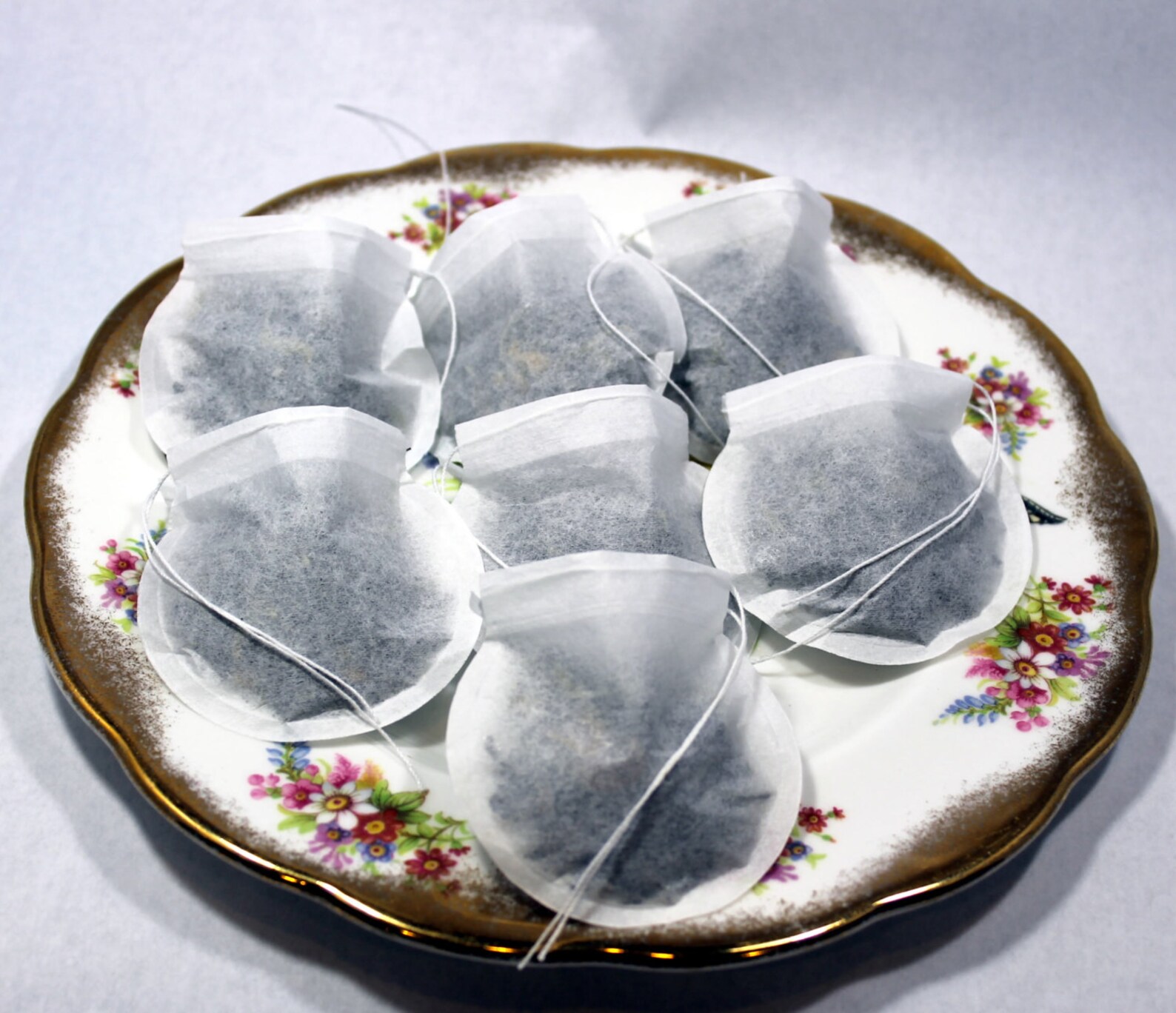 Round Empty Tea Bags With Draw String Closure 250 Count Etsy