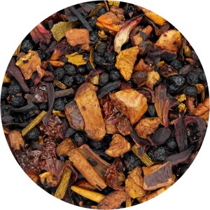 1 oz. Mulled Wine Loose Fruit Blend Tea Plus Free Empty Tea Bags