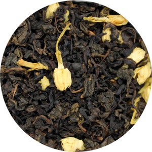1 oz. Jasmine Cream Loose Black & Green Tea Sampler