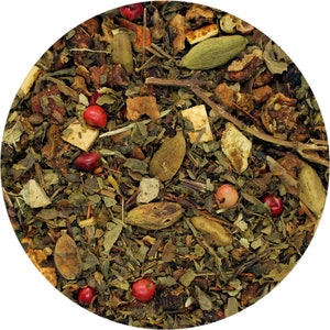Tulsi-sinaasappelgember ayurvedisch, kruidenthee, single serve-kopjes (10 stuks)