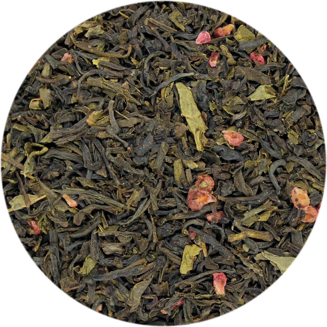 Loose Raspberry Leaf Tea Special Tea Bohemian Raspberry Green Tea, Loose Leaf 16 Oz - Etsy