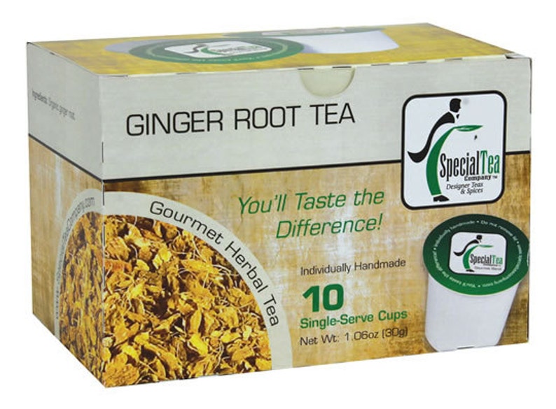 Ginger Root Single Serve Herbal Tea Pod pack of 10 Etsy