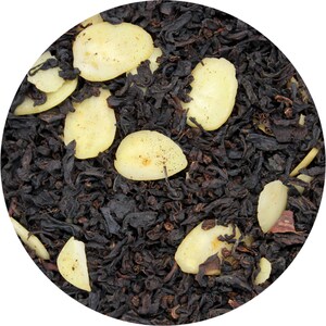 3 onces Thé noir en vrac aux amandes