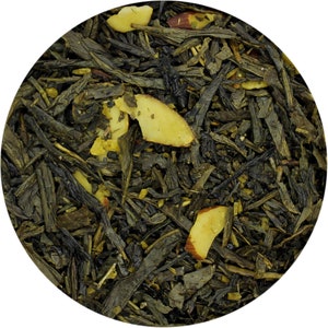 Coconut Almond Sencha Green Tea Pyramid 15 Sachets