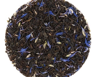 Té negro Earl Grey de lavanda en hojas de 473 ml (16 oz).