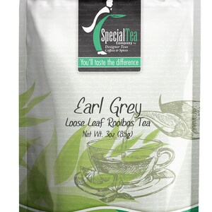 3 oz. Earl Grey Organic Gourmet Rooibos Loose Tea