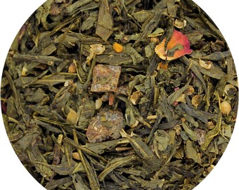 Pomegrante Date Green SUPER FRUIT Tea Blend, 1 oz. Loose Leaf