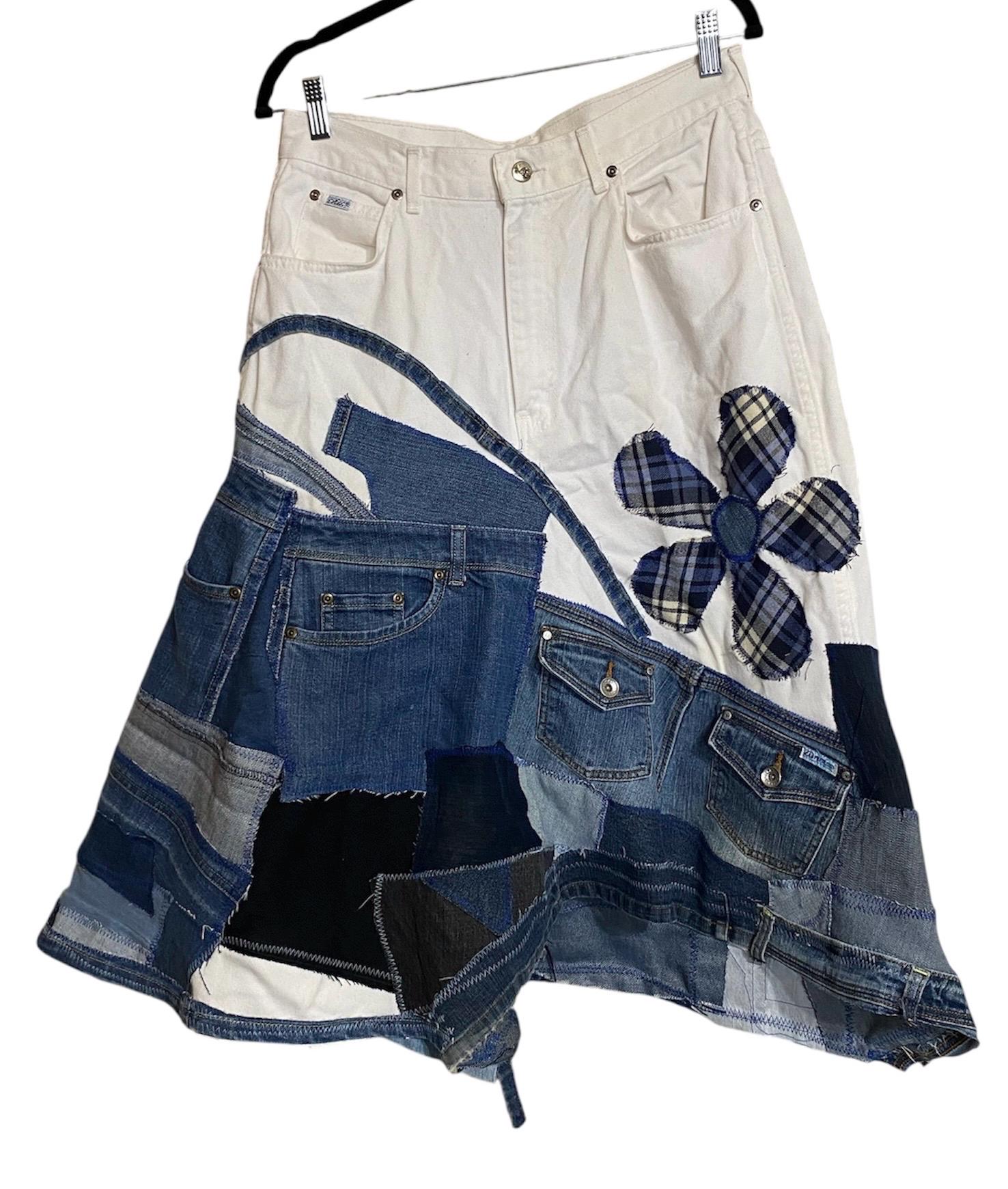 【hippiedippy】eyelet denim skirt Amazon.com: LXYZXZ Kawaii Denim Mini Skirts Y2k Jean Cargo