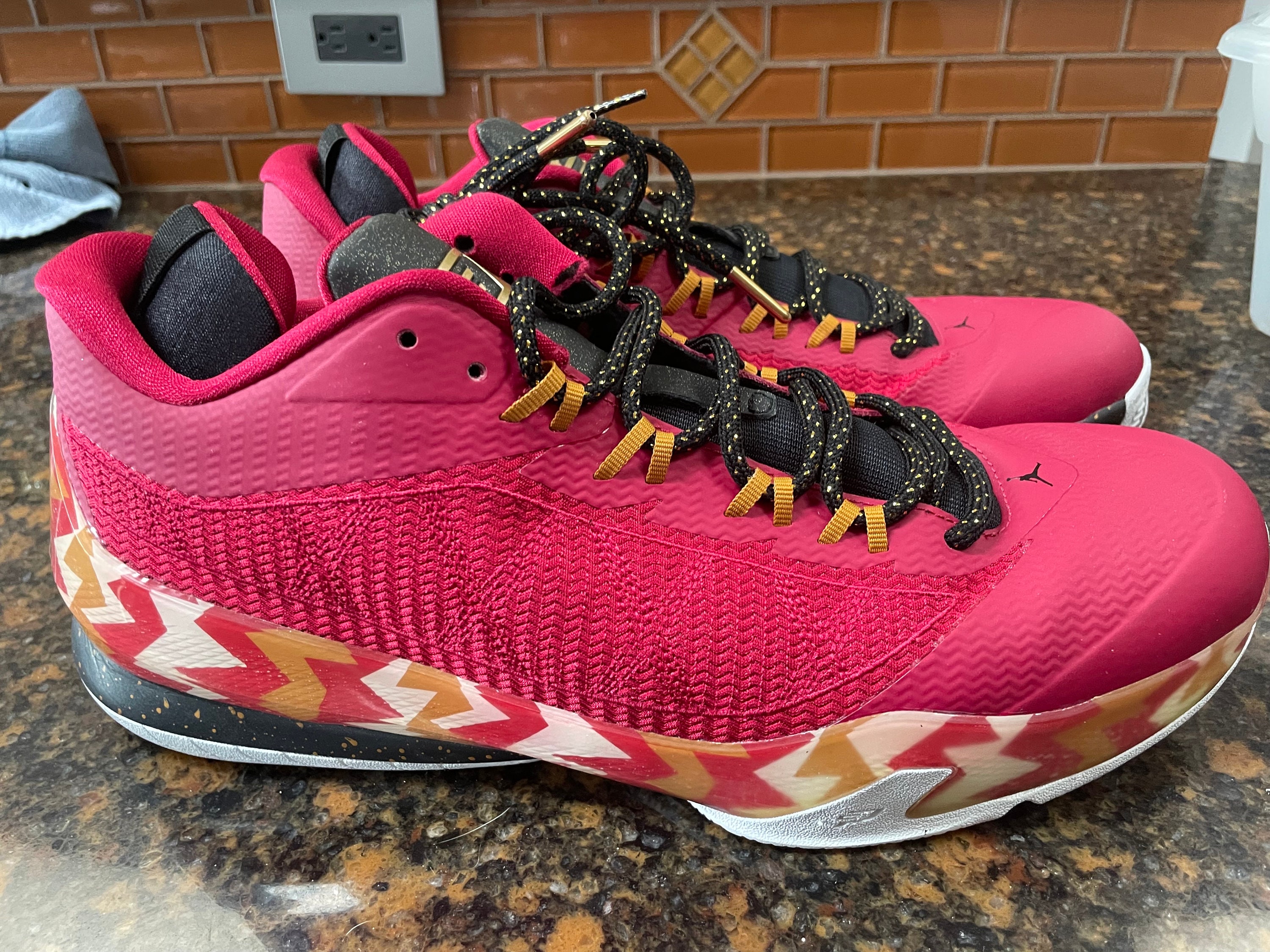 Jordan CP3.VIII christmas 718448 625 Size 12 never Worn Etsy