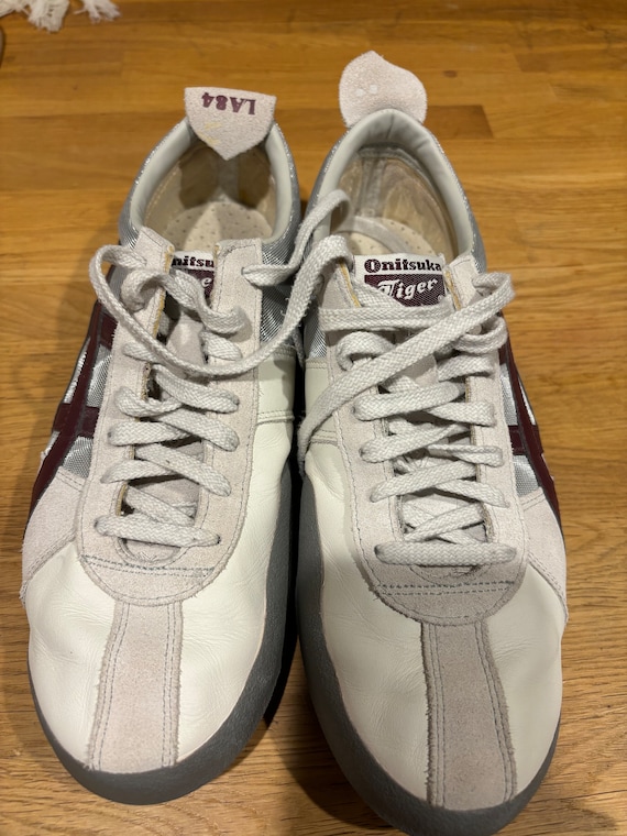 ASICS Men s Onitsuka Tiger La 84 Shoes Size 9.5 Fencing Rare Vintage White