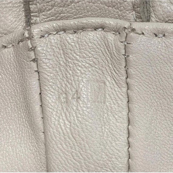 Auth HERMES Clou de Selle Cream Veau Swift Square… - image 8