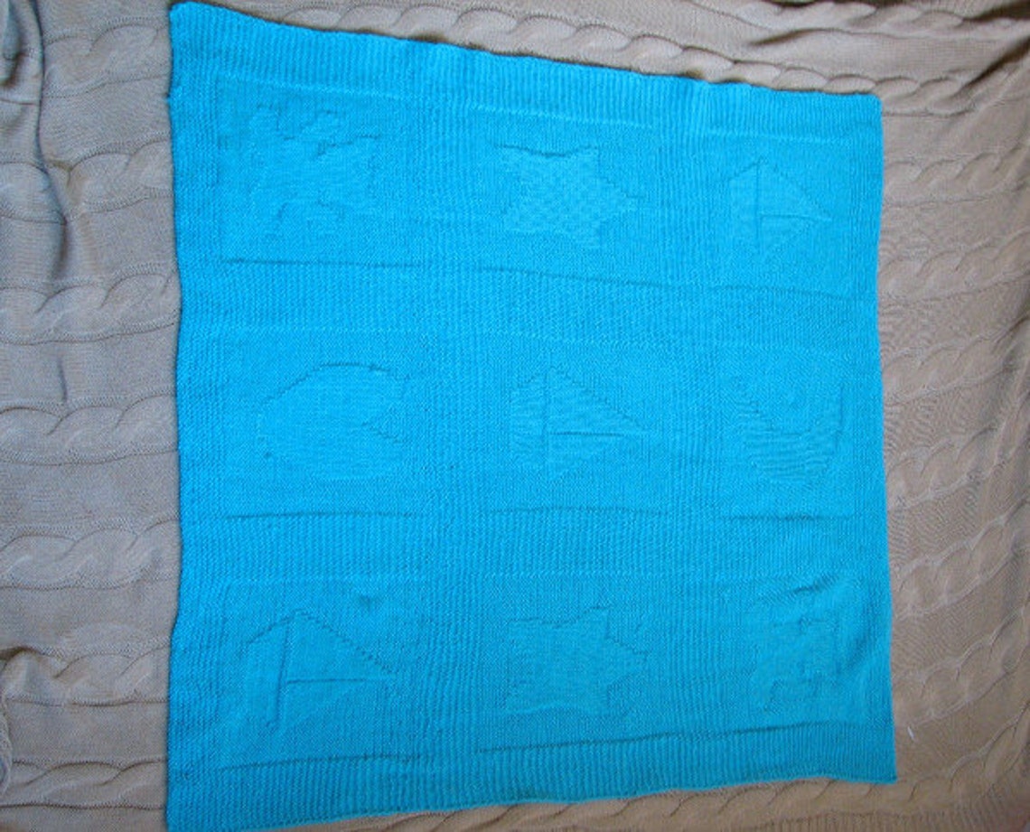 Custom Made Baby Blanket, Wool Blanket, Double Sided Blanket, Baby Boy
