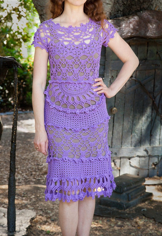Violet Crochet Dress. Made for order. Violet Crochet Dress. Made for order.