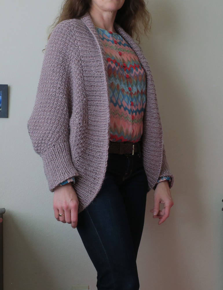 Hand Knitted Cardigan Wool & Mohair Sweater Chunky Cardigan - Etsy