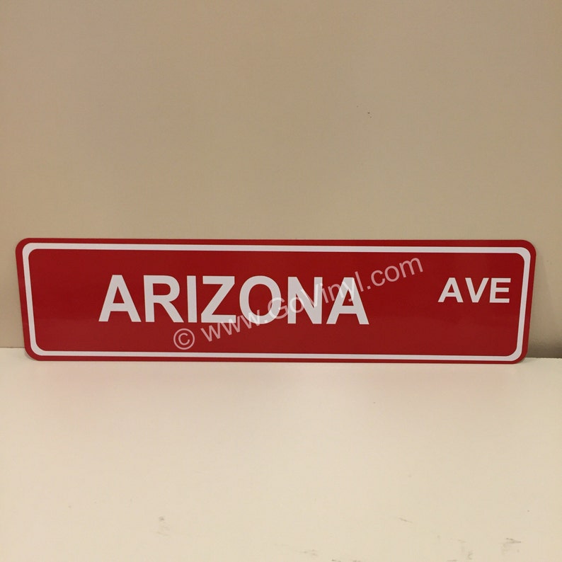 Arizona Ave Street Sign image 1