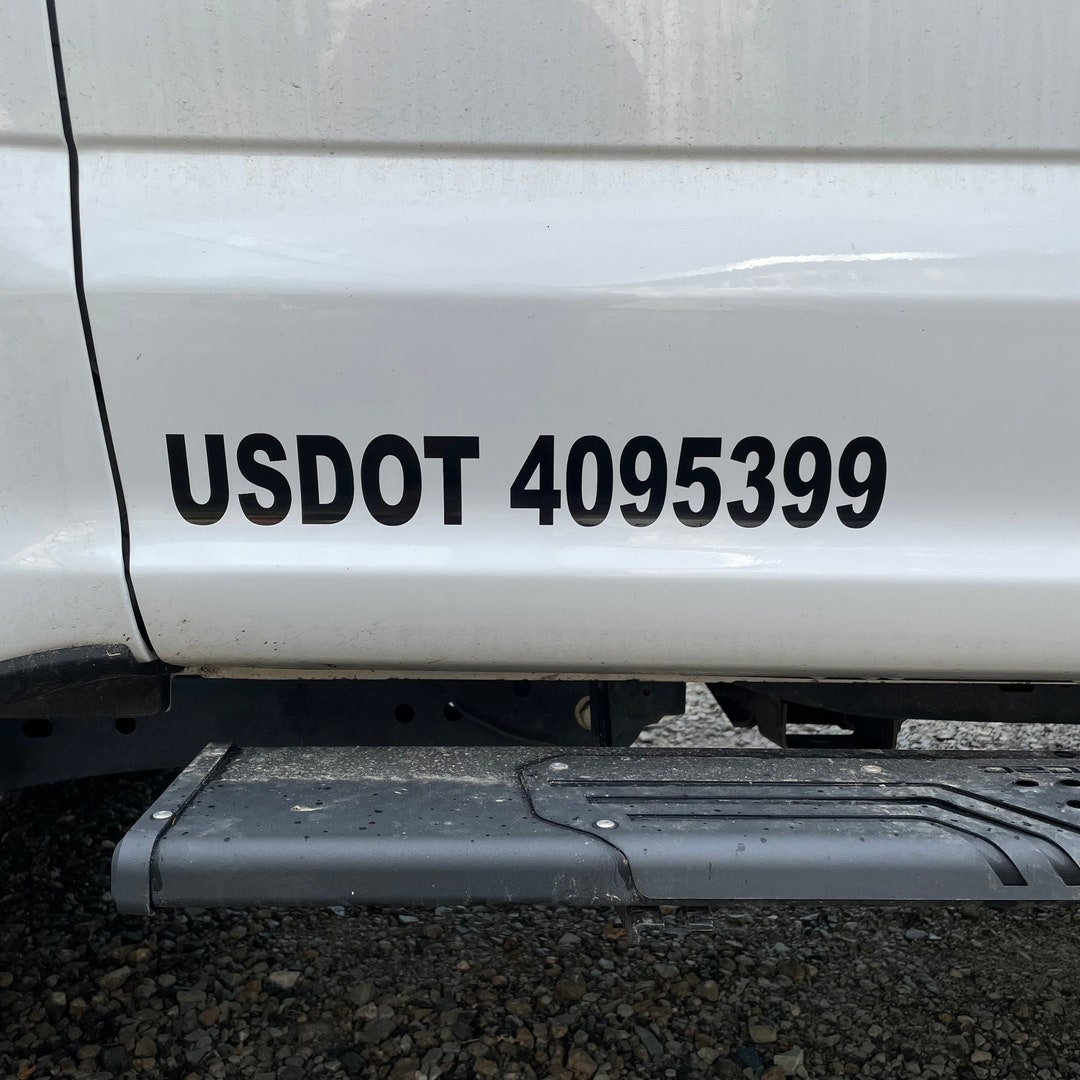 USDOT Sticker / Decal Set of 2 Etsy