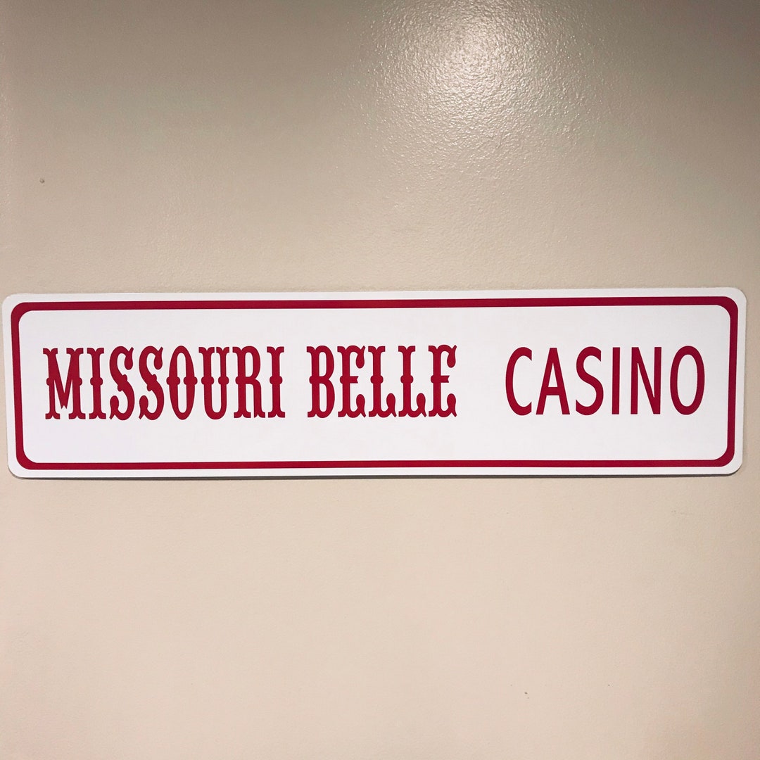 Ozark Missouri Belle Casino Sign Etsy UK