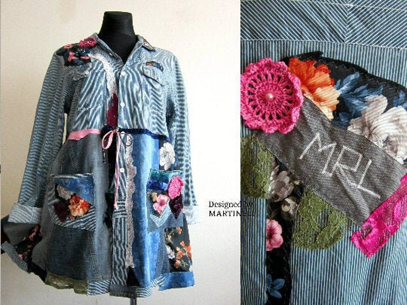 women's denim duster jacket