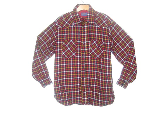 Vintage Pendleton Wool Shirt Men's Large