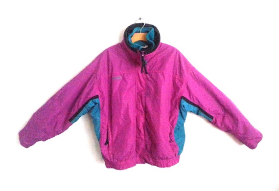 Chaqueta Columbia Vintage 90s / Mujer 2 en 1 / Etiquetado XL | Etsy México