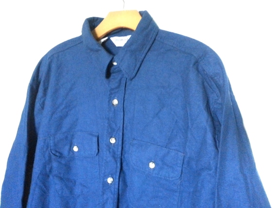 トップス 40's 50's FIVE BROTHER WORK 5 SHIRT 1950s Five Brother Cotton Work Shirt Sanforized Large