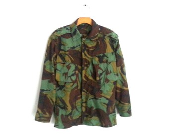 Vintage Camouflage Tropical | Shirt Jacket