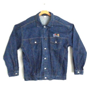 Vintage 90s Coogi Denim Jacket Cotton Men&#39;s Extra Large
