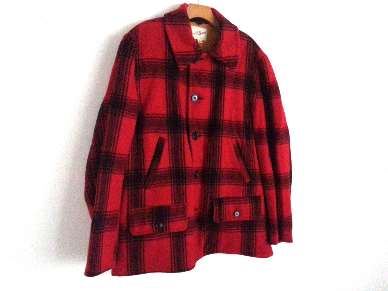 Vintage 50s 60s Plaid Jacket King-o-sports Men