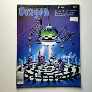 Dragon Magazine #89 | Fantasy RPG | Dungeons Dragons | AD&D | TSR | 1984