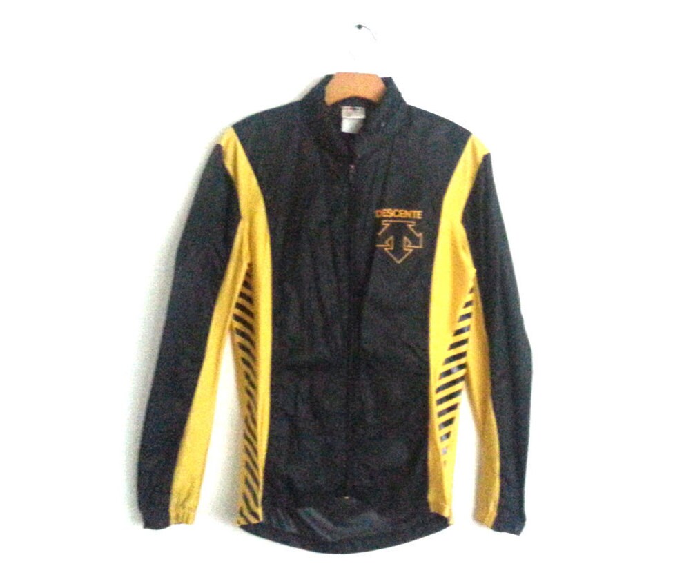 高感度ショップで2023年売れたブランド Suit 90strack Vintage Windbreaker Yellow Descente Jacket トップス