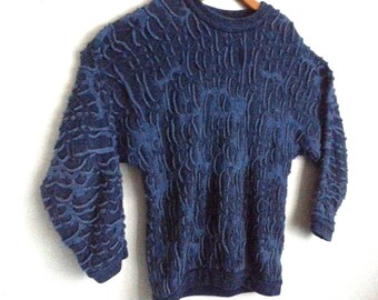 Vintage 90s Coogi Blues Sweater - Tagged Large - Etsy