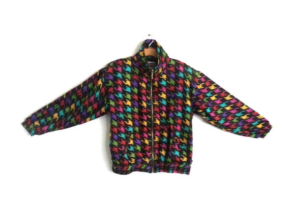 Vintage 90s Windbreaker Colorblock Silk Evr Medium