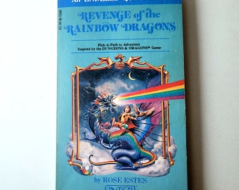 Revenge of the Rainbow Dragons | Endless Quest Book #6 | 80s | First Edition |  Dungeons and Dragons | Rose Estes | D&D