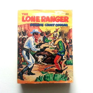 The Lone Ranger Outwits Crazy Cougar Big Little Book 1968