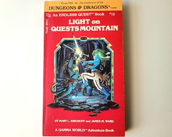 Light on Quests Mountain #12 | Gamma World | Endless Quest Book | 1983 | First Printing |  Dungeons and Dragons