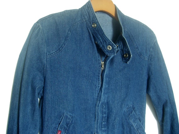 VIntage 80s Denim Jacket Sasson Women's Small - image 3