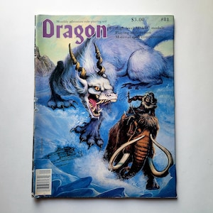 Dragon Magazine #81 | Fantasy RPG |  D&D | TSR