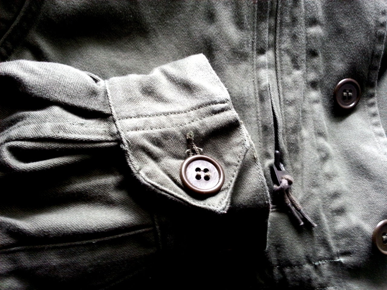 Vintage 60s French Military Parka | SCECAM Paris | Field Jacket 