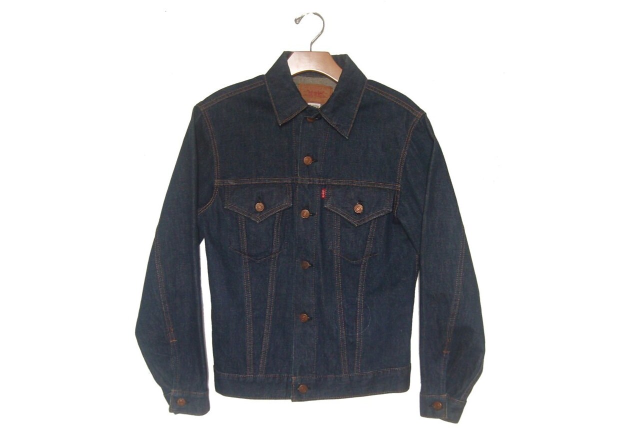 Vintage Levi's 60s Big E Denim Jacket Trucker Men's Small - Etsy