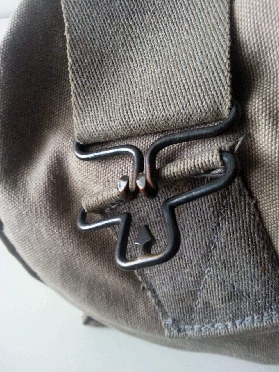 Camvas USN Gas Mask Bag Mark IV | WWII Military Surplus | Vintage