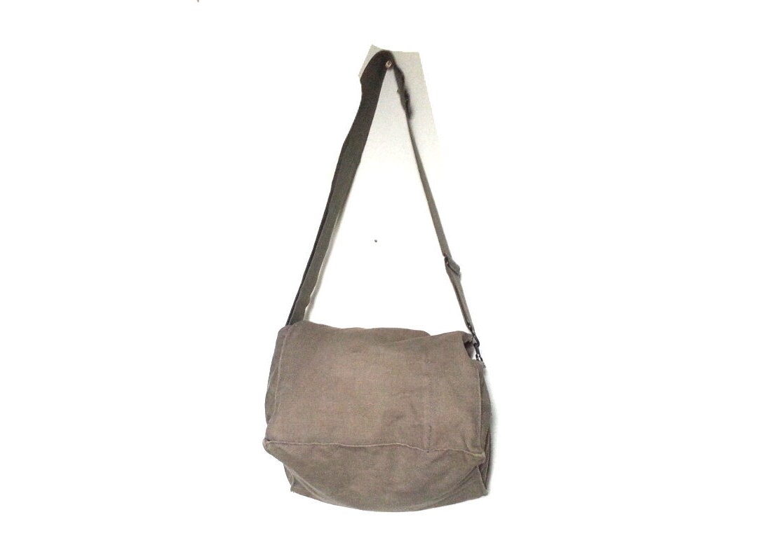 Camvas USN Gas Mask Bag Mark IV | WWII Military Surplus | Vintage