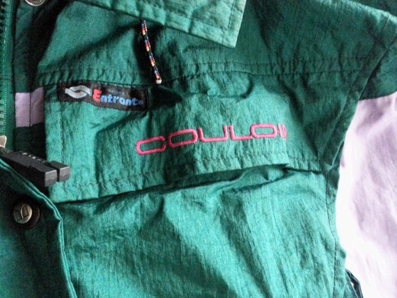 Vintage 90s Ski Jacket Color Block Couloir Parka … - image 4